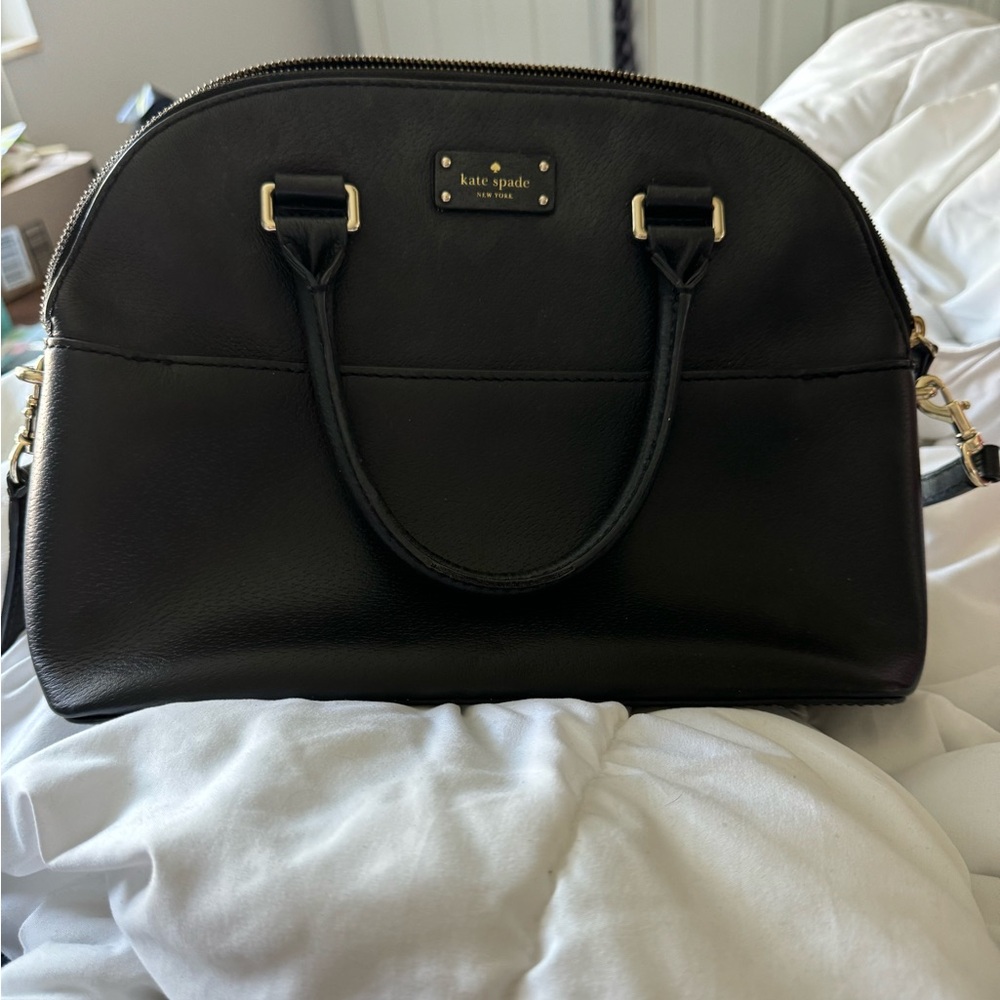 Black Kate Spade Satchel- excellent used condition